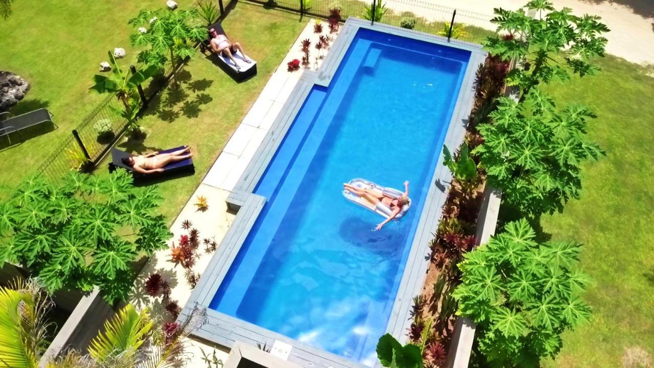 Muri Beachside Villa With Pool 라로통가 외부 사진